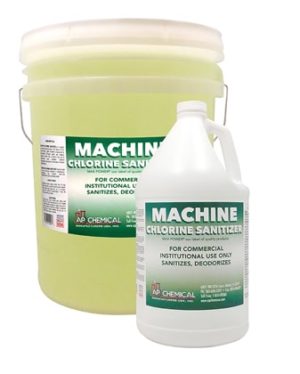 Machine Commercial Dishwasher Sanitizer 5 Gallon- AP Chemical Group Miami, FL