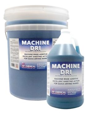 Machine DRI Commercial Dishwasher Rinse Aid 5 Gallon- AP Chemical Group Miami, FL