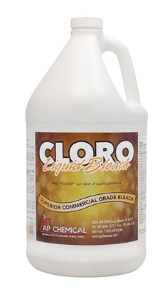 Cloro Liquid Laundry Bleach 1 Gallon- AP CHEMICAL GROUP Florida