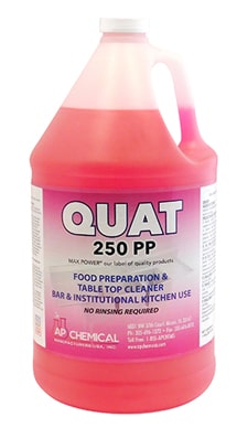 QUAT Wooden Table Cleaner 1 Gallon -Ap Chemical Group in Miami, FL